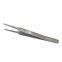 Textured Stainless steel tweezers ST series elbow bird nest hair picking electronic maintenance antimagnetic acid proof anti-static tweezers ST-13