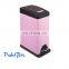 pp lid carbon steel kitchen recycle standing trash can for restaurant