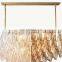 Exquisite Modern Luxury Diamond-Cylindrical Crystal Pendant Chandelier for Living Dining room Kitchen Island Foyer Bedroom