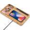 Multi-in-one Multi-functional Wireless Charger with Bamboo Storage Box Efficient Charging Mobile Phone Charging Items Store Neat