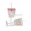 2015 Hot Selling Beaker Cups Double Wall Plastic Goblet Cups