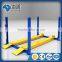 new compact outdoor four post car lift with rolling jack