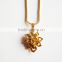 2015 copper plating GOLD fashion chunky necklace