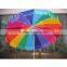 Folding Round Sun Umbrella Shelter Tent Outdoor Beach Rainbow Umbrella Quality Choice
