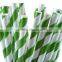 Party decoration cute dark pink mini spots paper drinking straw