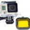 Hot New Underwater Dive Color Filter For GoPro Hero3+ Hero4 Red Yellow Purple Grey Pink