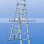 telescopic aluminum ladder/multi-function step ladder/extendable ladder