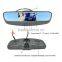 2014 New Android 4.4 system 5" LCD car Rearview mirror with GPS navigation, tracker , Bluetooth Radar Detector