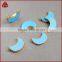 Turquoise Howlite Gold Tone Rim Heart Pendant faceted semi precious stone connectors