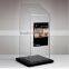 Modern Design Clear Acrylic Floorstanding Suggestion Box/Ballot Box/Donation Box