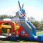 Inflatable bugs bunny bouncy castle play center rabbit commercial bouncy house for kids