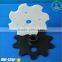 ODM and OEM plastic tivar HMWPE start wheels cnc machined UHMWPE plstic gear wheels