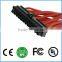 red black 24pin male to 24pin female ATX power extension cable