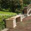 outdoor garden wooden planter bench