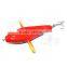 Chentilly CHPA3 red color big eye wing wood bird fishing lure trolling wooden plane lure