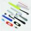 Silicone rubber temple tips for eyewear frames