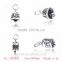Yiwu 925 Sterling Silver Christmas Bell Beads For Jewelry Making DIY Jewelry Components