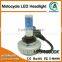 4400LM G3S H10 LED motorcycle headlamp with non-fan all in one design