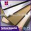 Alucoworld for hotel projects silver and golden color brushed finish PVDF 4mm acp panels