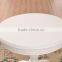 Living room furniture Ivory white low height round coffee table