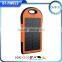 Outdoor 5000mah mobilr slim solar battery charger for phone case