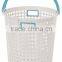 Round portable laundry basket