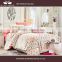 100% cotton 128*68 40s*40s pigment printed luxury bed cover set with zipper