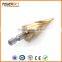 HSS Spiral Groove Step Drill Set 4-20MM Titanium