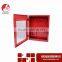 Combination Lockout Tagout Station Center Lock Filling Cabinet of 10 Locks Red