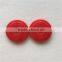 fashion polyester button,red pearl button for Diy Art And Craft making