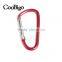 Multicolor Aluminum Spring Carabiner Snap Hook Hanger Keychain Hiking Camping #FLQ098-8C(Mix-s)