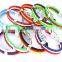 NEW Leather Colorful Wrap Wristband Cuff Punk Magnetic Buckle Bracelet Bangle national flag Bracelet