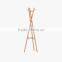 Fashion solid wood clothes tree stand coat racks modern coat hangers stand