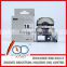 6mm/9mm/12mm/18mm/24mm/36mm compatible label tape for EPSON LW300 LW400 label printer Blk on clear