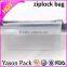 Yason clear plastic zipper bag zip plastic pouch plastic pe zip seal bags