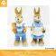 China Factory Colorful OEM Resin Easter Bunny Family Soft Toys