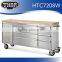 Hyxion 55 in. 10 Drawer stainless steel tool chest with Handle