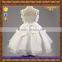 new style cute suspender organza party ivory flower girl dresses