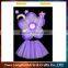 Hot sale flower shape kids party dance wings colorful butterfly wings costume