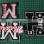 wholesales heat transfer and embroidered patch for garment accessory