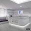 luxury reception desk store front counter solid surface countertops