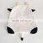 promotional gift plush cow head shape coin purse, plush animal coin purse