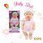 Pretty silicone baby doll toy in high quality