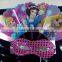 Custom Printed Folding Decorative Hand Fan Masquerade Party Mask Set