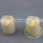 Small wave Shaped plastic LED tealight