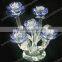 Graceful crystal flowers crystal lotus flower with high quality