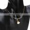 Women's Silver Plated Pendant Necklace Cubic Zirconia White Pearl