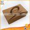 Handmade cardboard paper cup cake box with handle