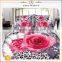 Home textile supplier manufactuing full size 100% cotton printed luxury rose pattern bedding set