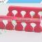 Professional Nail Art Tool Red Sponge Toe Separator Heart Shape